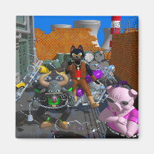 animal gang magnet