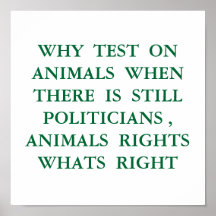 ANIMAL  RIGHT POSTERS