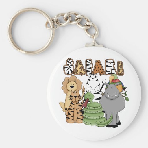 Animal Safari Key Chains