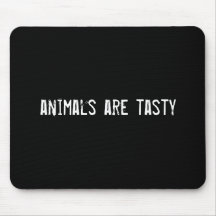 animals are tasty mouse pad