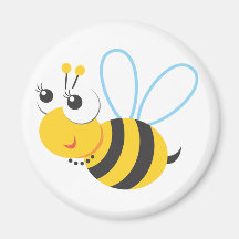 Animals - Bee Fridge Magnet
