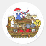 Animals Two by Two on Noah's Ark Sticker