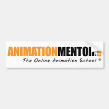 AnimationMentor.com -banner Bumper Stickers