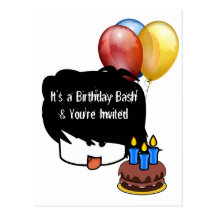 Anime 3 Year Old Birthday Post Cards