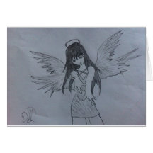 Anime Angel Card