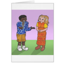 Anime Art Gallery Couple Greeting Cards