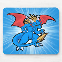 Anime dragon mousepads