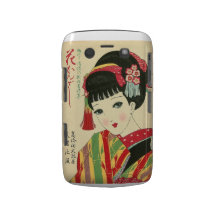 Anime Japanese Beauty Blackberry Bold  Case-Mate C Blackberry Cases
