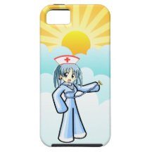 Anime Nurse with Stethoscope iPhone 5 Case