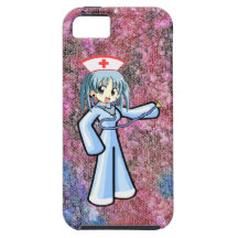 Anime Nurse with Stethoscope iPhone 5 Case Sunny