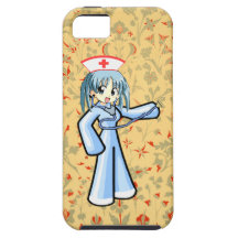 Anime Nurse with Stethoscope iPhone 5 Case Sunny