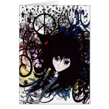 Anime Peace Grunge Card