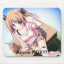 Anime ROX!!! mouse pad