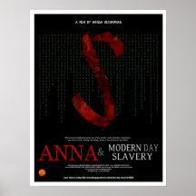 "Anna & Modern Day Slavery" Film Poster (17"x22")