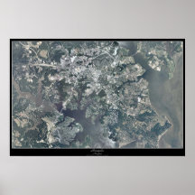Annapolis, Maryland satellite poster