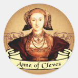 Anne of Cleves Classic Round Sticker