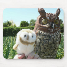 Annie & Scare Owl Mouse Mats