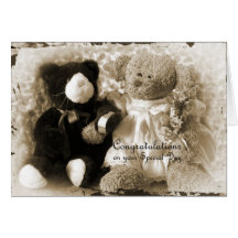 Anniversary-Wedding - Bear and Plush Card