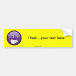 Annoyed Purple Bumper Stickers