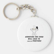 Annoying The Cook key chain