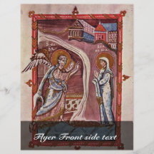 Annunciation By Meister Des Hitda-Evangeliars (Bes Personalized Flyer