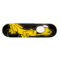 Anole Ebony (Gold) Skateboard Deck skateboards