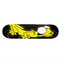 Anole Ebony (Yellow) Skateboard Deck skateboards