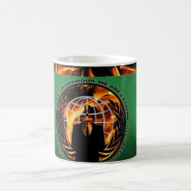 anonymous fire coffee mug