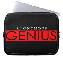 Anonymous Genius Computer Sleeves