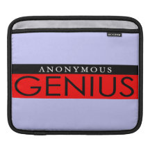 Anonymous Genius iPad Sleeves