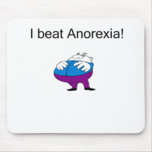 Anorexia fat mouse mat