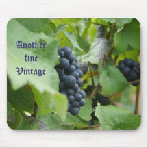 Another fine Vintage with White grapes Mousepads