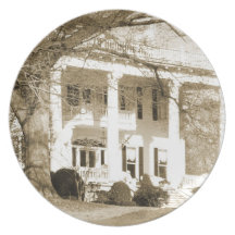 "Antebellum Reveval Home" Party Plates