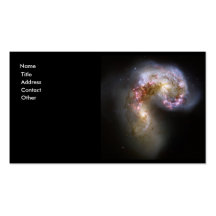 Antennae Galaxies Business Card Templates
