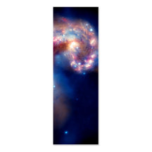 Antennae Galaxies Colliding Business Card
