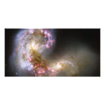 Antennae Galaxies Customized Photo Card