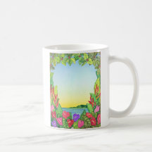 Anthurium Heart Sunset Mug
