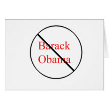 Anti Barack Obama Card