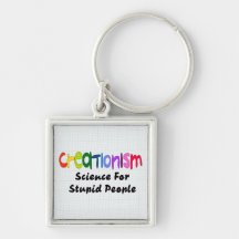 Anti-Creationism Keychain
