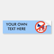 Anti-Democrat Bumper Stickers