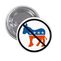 Anti-Democrat Button