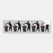 Anti Democrats Bumper Stickers