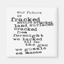 Anti-Fracking Refrigerator Magnets