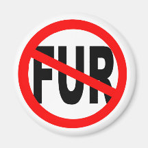 Anti Fur Design Refrigerator Magnet
