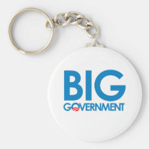 Anti-Obama - Big Government Key Chain