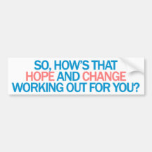 Anti Obama Bumper Sticker