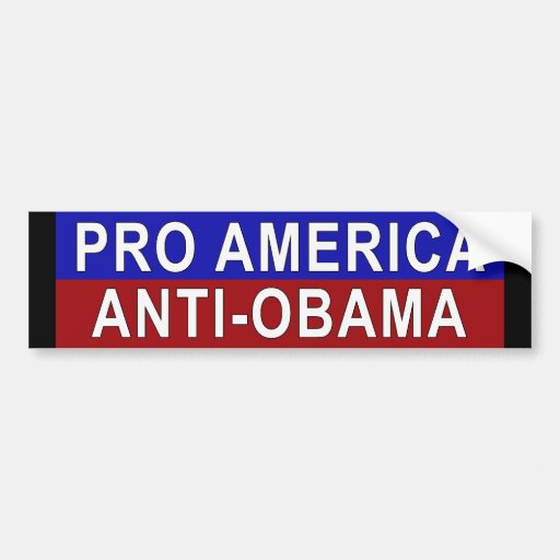 Anti-Obama Bumper Sticker