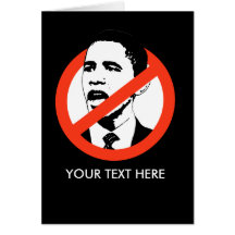 Anti-Obama Card / Customised