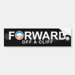 Anti Obama - Forward - off a clif Bumper Stickers