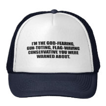 Anti-Obama - God fearing conservative Hat